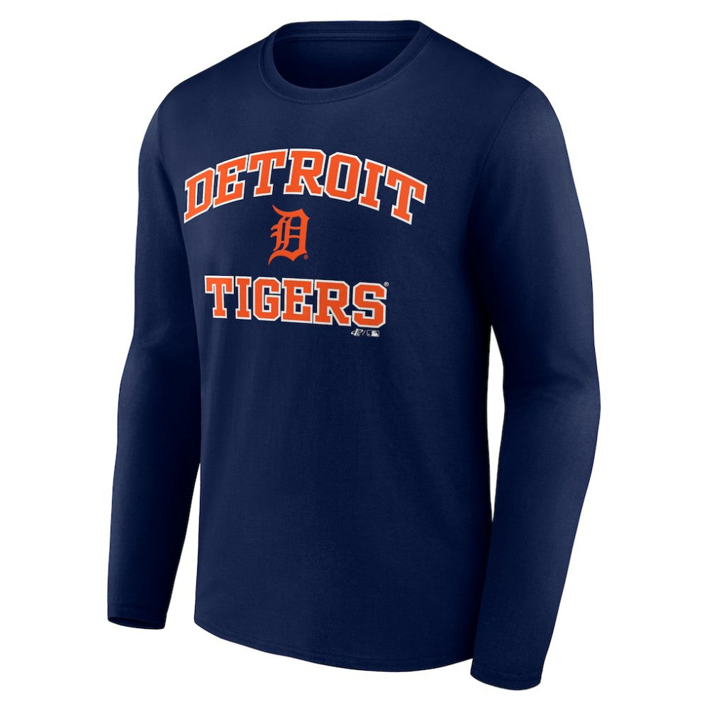 Detroit Tigers Logo Athletic Heart & Soul Long Sleeve T-Shirt - MLB
