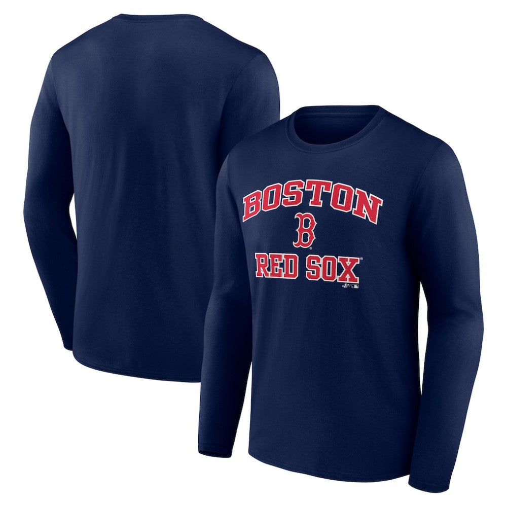 Boston Red Sox Logo Athletic Heart & Soul Long Sleeve T-Shirt - MLB