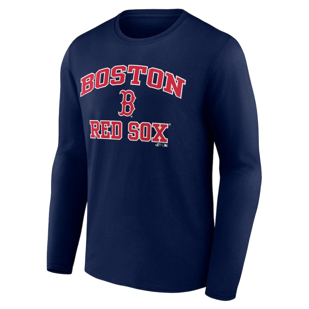Boston Red Sox Logo Athletic Heart & Soul Long Sleeve T-Shirt - MLB