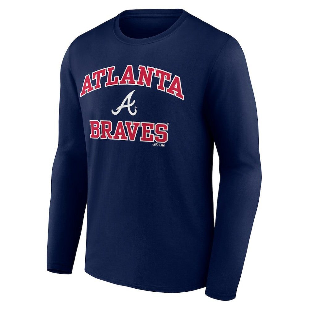 Atlanta Braves Logo Athletic Heart & Soul Long Sleeve T-Shirt - MLB