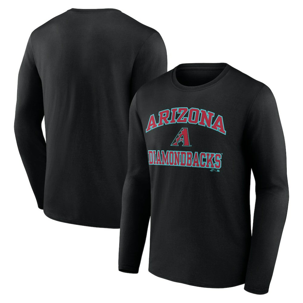 Arizona Diamondbacks Logo Athletic Heart & Soul Long Sleeve T-Shirt - MLB