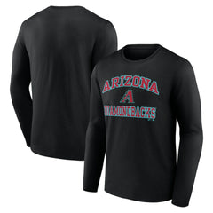 Arizona Diamondbacks Logo Athletic Heart & Soul Long Sleeve T-Shirt - MLB