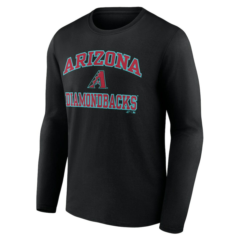 Arizona Diamondbacks Logo Athletic Heart & Soul Long Sleeve T-Shirt - MLB
