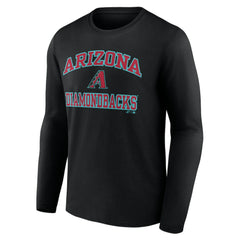 Arizona Diamondbacks Logo Athletic Heart & Soul Long Sleeve T-Shirt - MLB