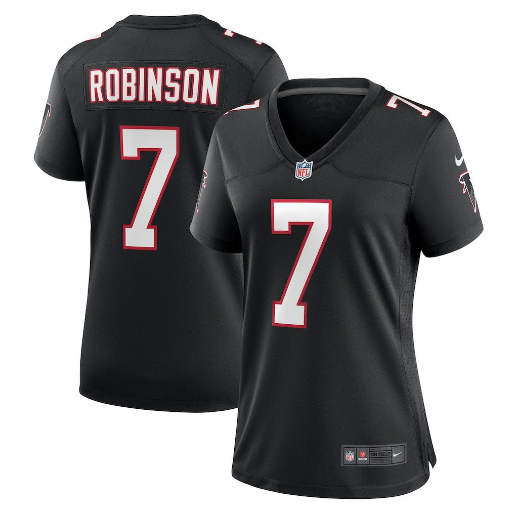 Bijan Robinson Atlanta Falcons Women's Alternate Game Jersey Black | Nike for Sale