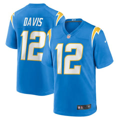 Derius Davis Los Angeles Chargers Team Game Jersey Powder Blue | Nike for Sale