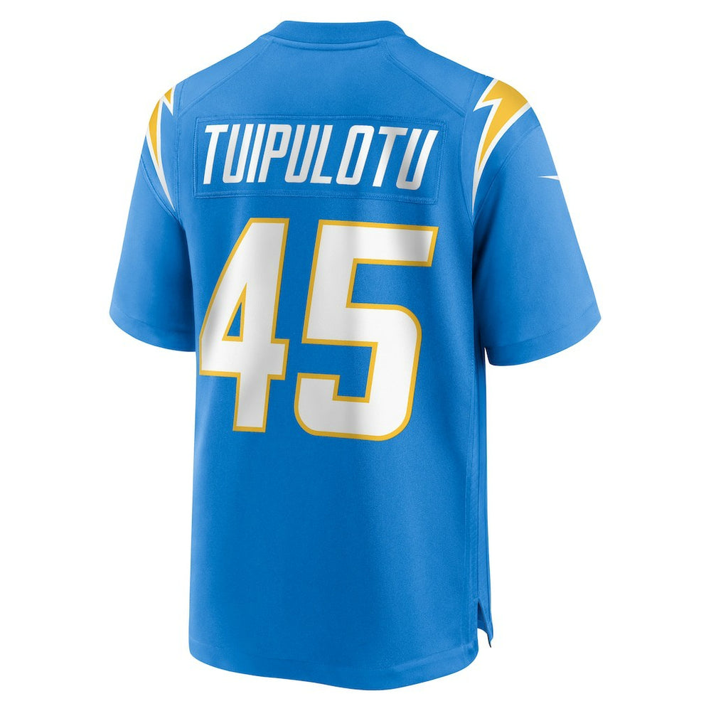 Tuli Tuipulotu Los Angeles Chargers Team Game Jersey Powder Blue | Nike for Sale