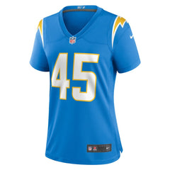 Tuli Tuipulotu Los Angeles Chargers Women's Team Game Jersey Powder Blue | Nike for Sale
