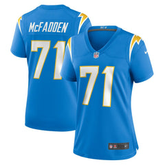 Jordan McFadden Los Angeles Chargers Women's Team Game Jersey Powder Blue | Nike for Sale