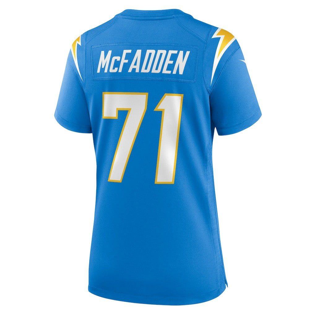 Jordan McFadden Los Angeles Chargers Women's Team Game Jersey Powder Blue | Nike for Sale