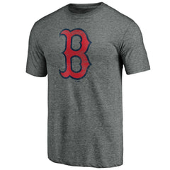 Boston Red Sox Official Logo Tri-Blend T-Shirt - MLB