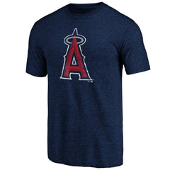 Los Angeles Angels Official Logo Tri-Blend T-Shirt - MLB