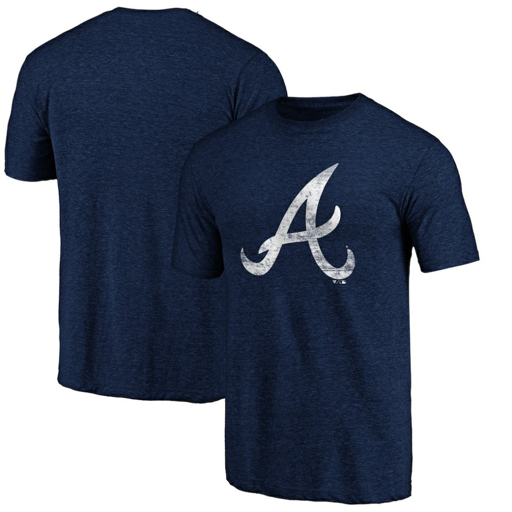 Atlanta Braves Official Logo Tri-Blend T-Shirt - MLB