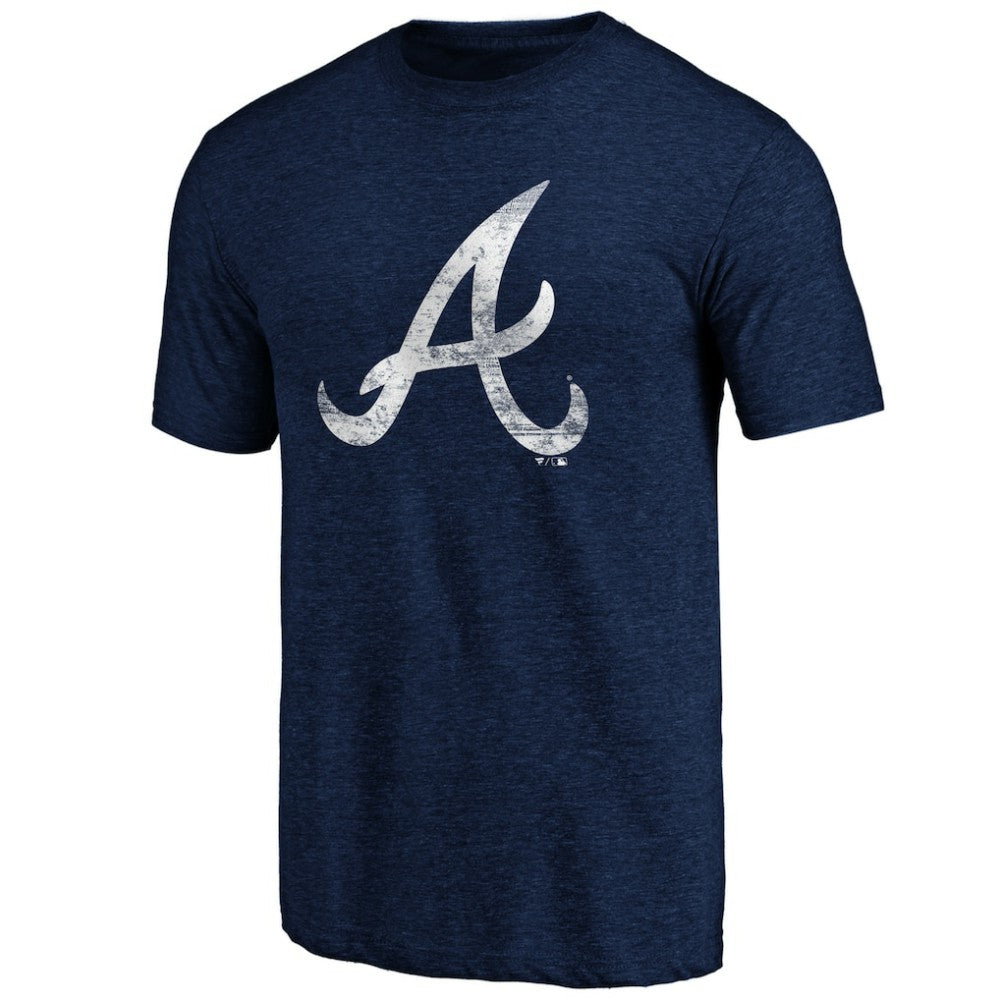 Atlanta Braves Official Logo Tri-Blend T-Shirt - MLB