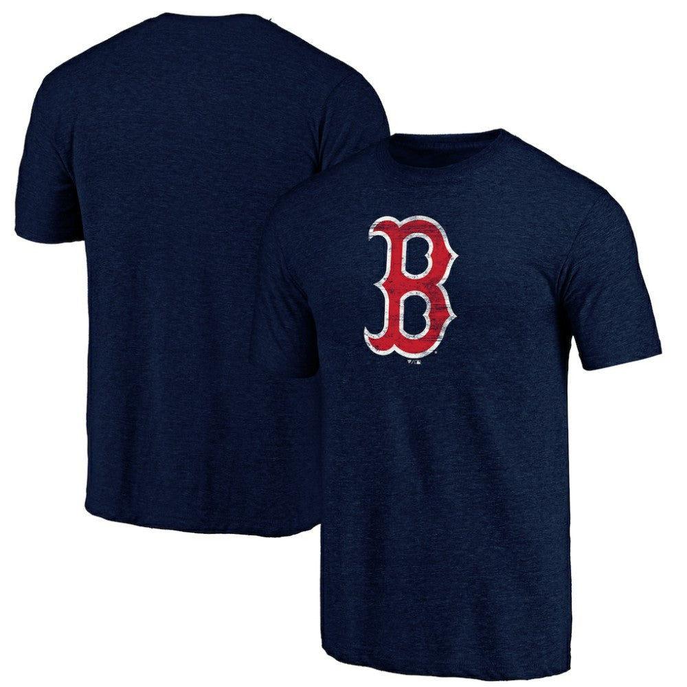 Boston Red Sox Official Logo Tri-Blend T-Shirt - MLB