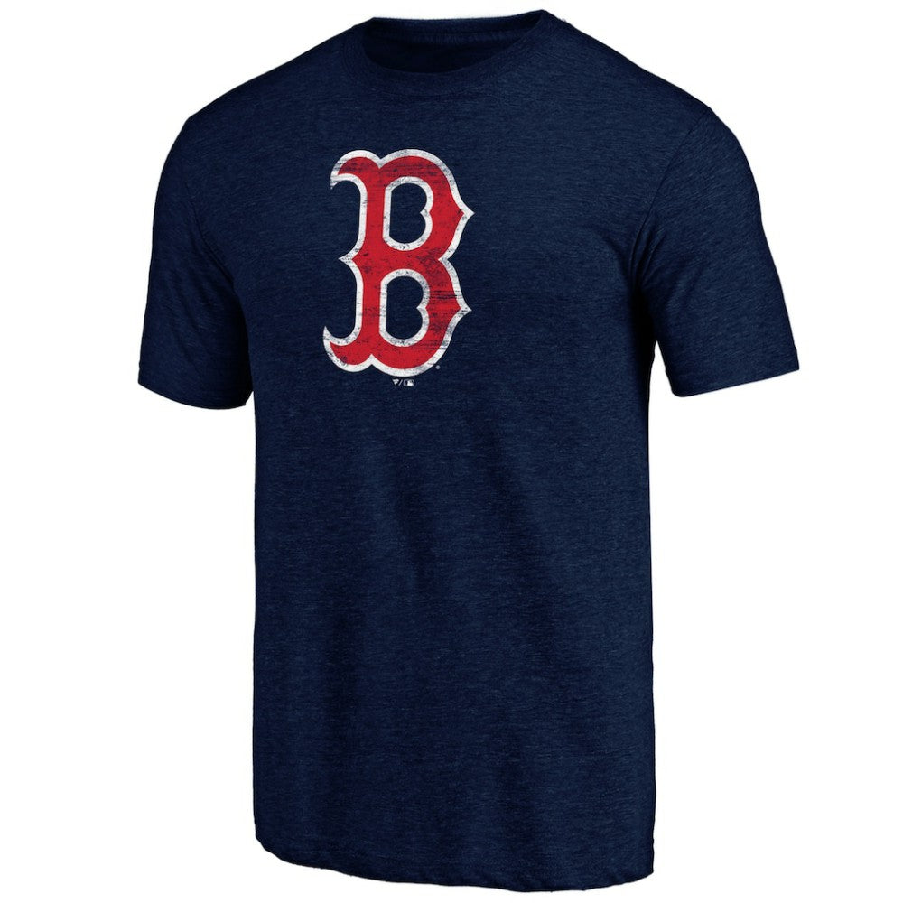 Boston Red Sox Official Logo Tri-Blend T-Shirt - MLB