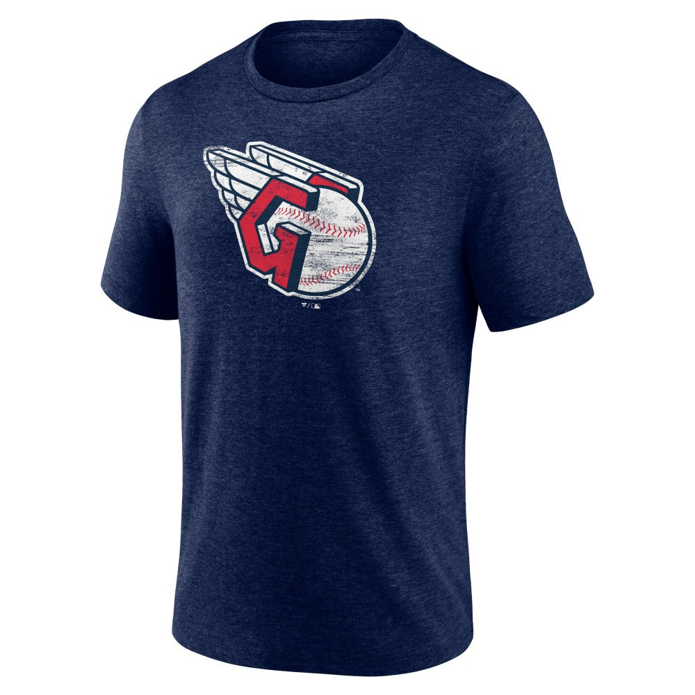 Cleveland Guardians Official Logo Tri-Blend T-Shirt - MLB