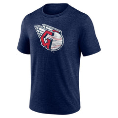 Cleveland Guardians Official Logo Tri-Blend T-Shirt - MLB