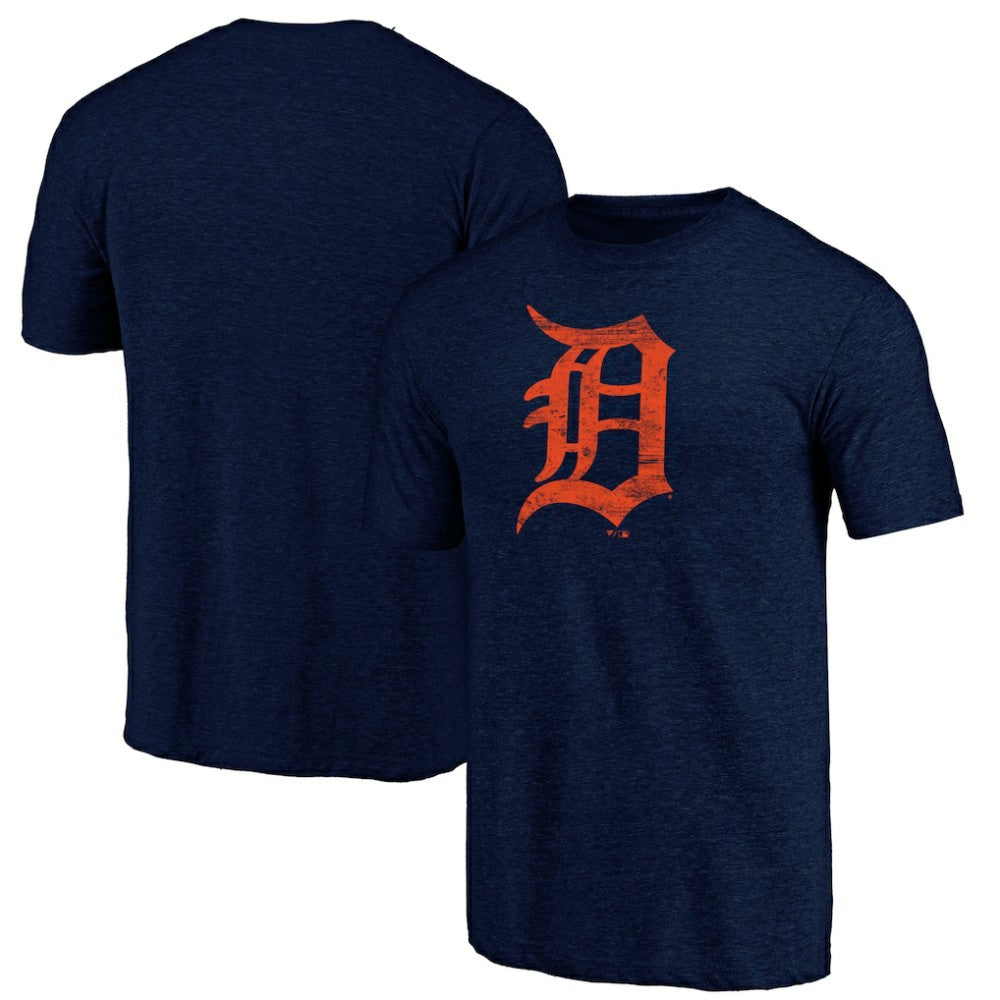 Detroit Tigers Official Logo Tri-Blend T-Shirt - MLB