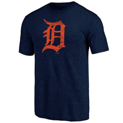 Detroit Tigers Official Logo Tri-Blend T-Shirt - MLB