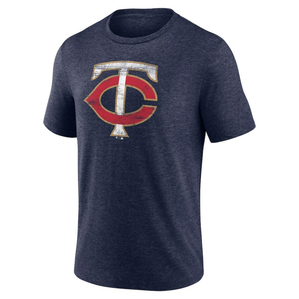 Minnesota Twins Official Logo Tri-Blend T-Shirt - MLB