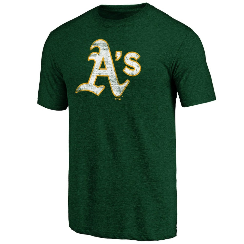 Athletics Official Logo Tri-Blend T-Shirt - MLB