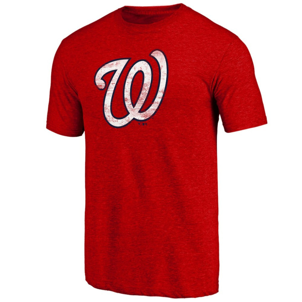 Washington Nationals Official Logo Tri-Blend T-Shirt - MLB