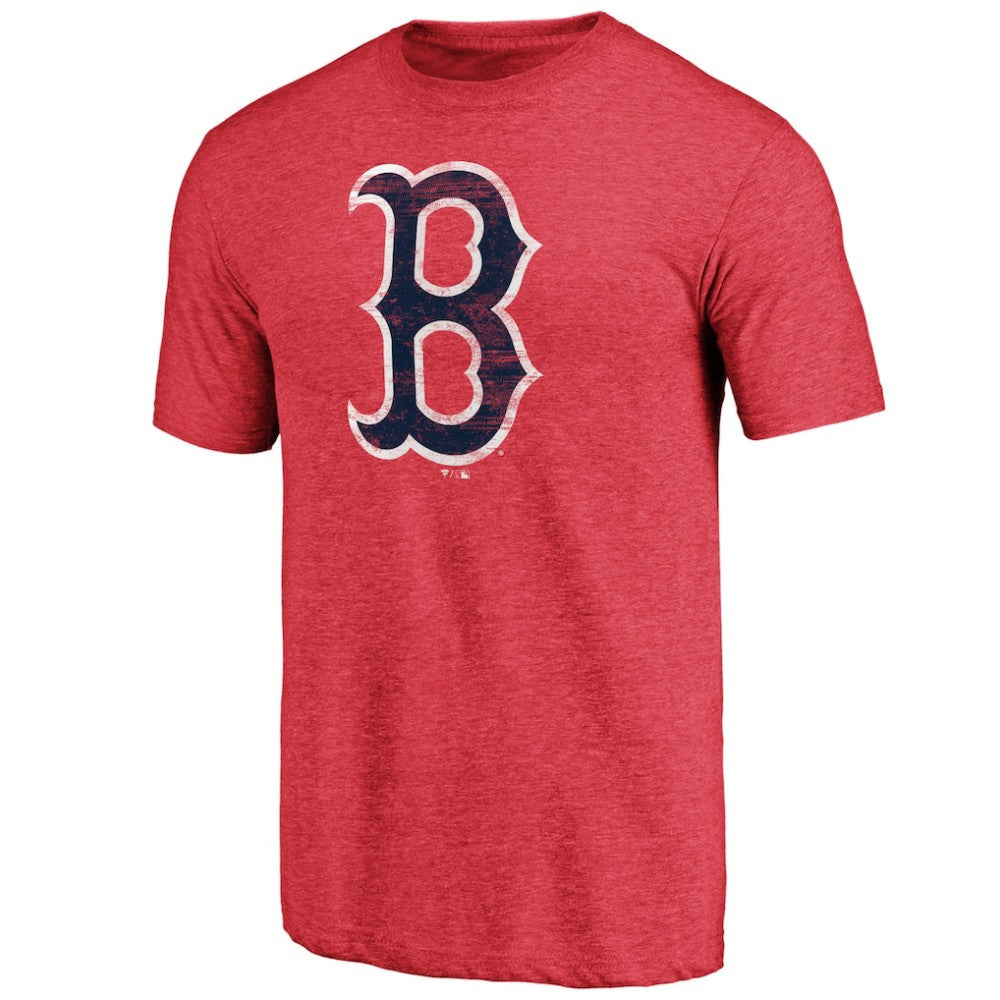 Boston Red Sox Official Logo Tri-Blend T-Shirt - MLB