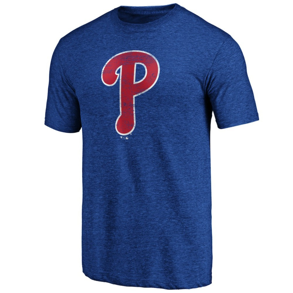 Philadelphia Phillies Official Logo Tri-Blend T-Shirt - MLB