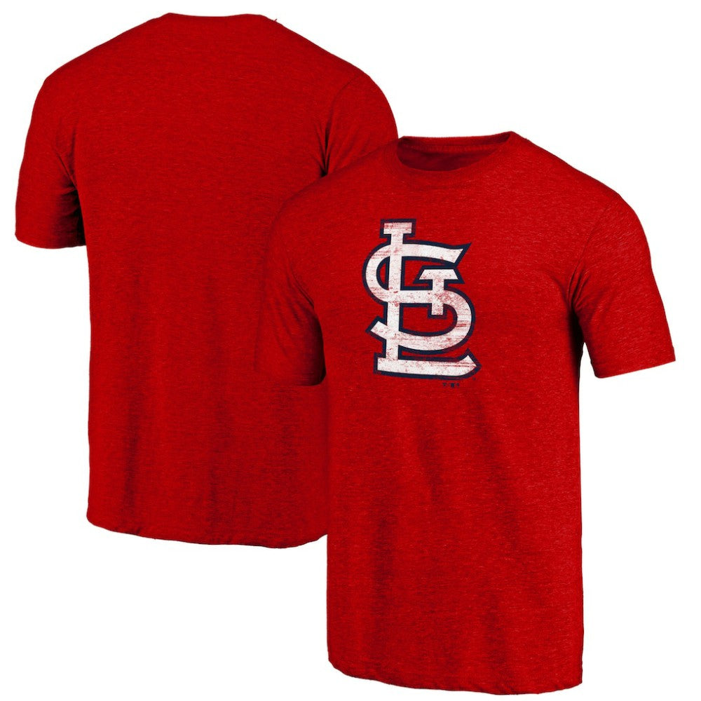 St. Louis Cardinals Official Logo Tri-Blend T-Shirt - MLB