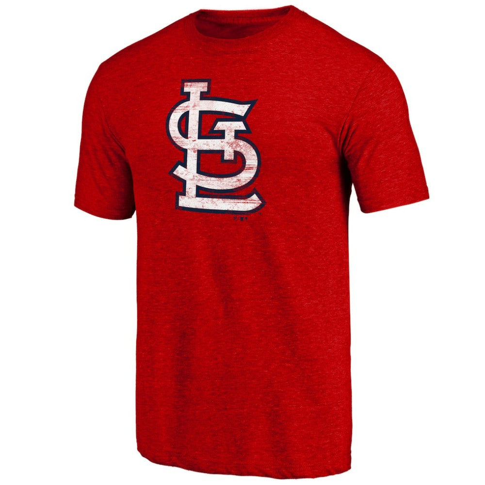St. Louis Cardinals Official Logo Tri-Blend T-Shirt - MLB