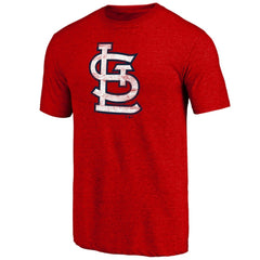 St. Louis Cardinals Official Logo Tri-Blend T-Shirt - MLB