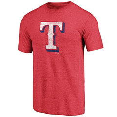Texas Rangers Official Logo Tri-Blend T-Shirt - MLB