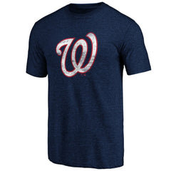 Washington Nationals Official Logo Tri-Blend T-Shirt - MLB