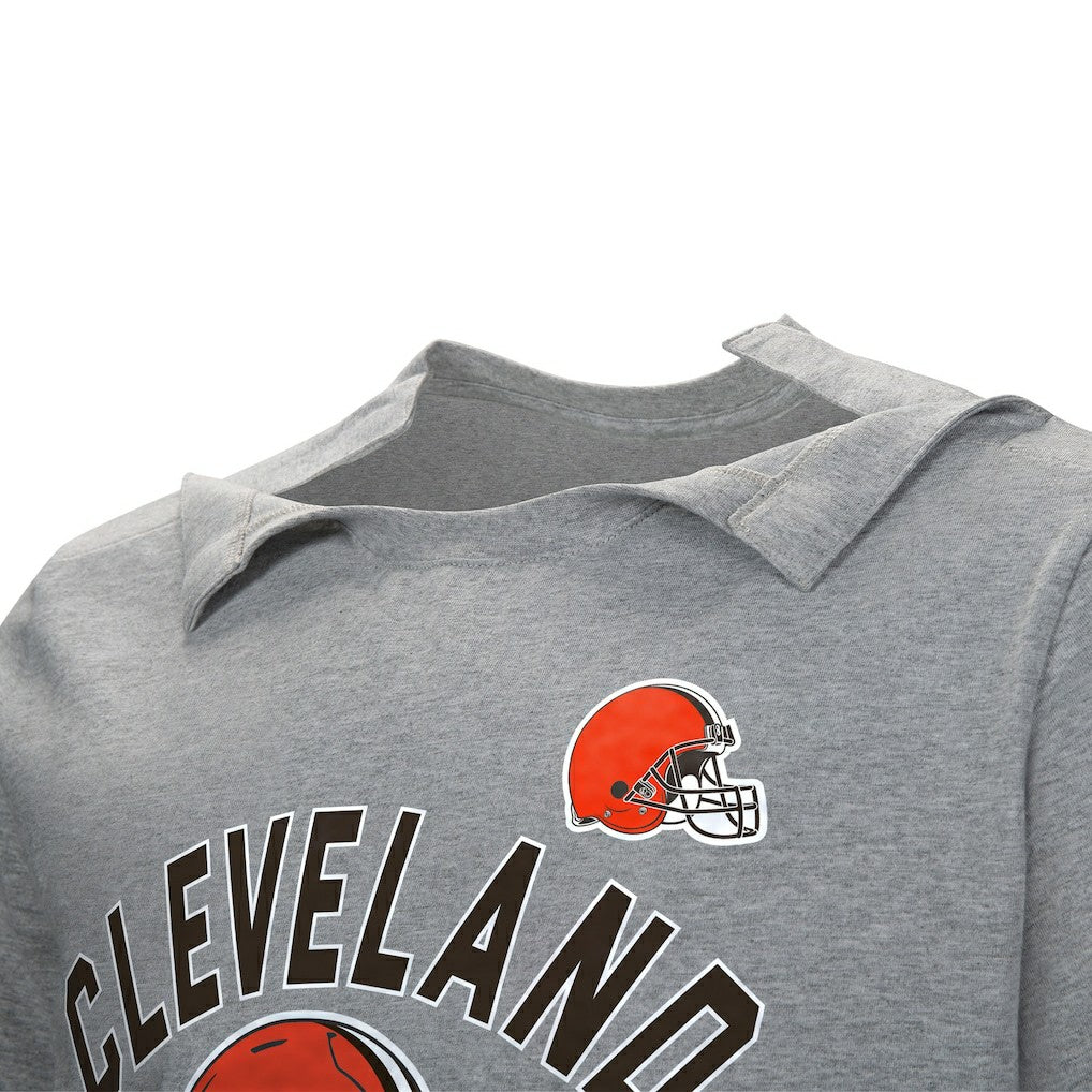 Cleveland Browns Tackle Adaptive T-Shirt Gray | NFL