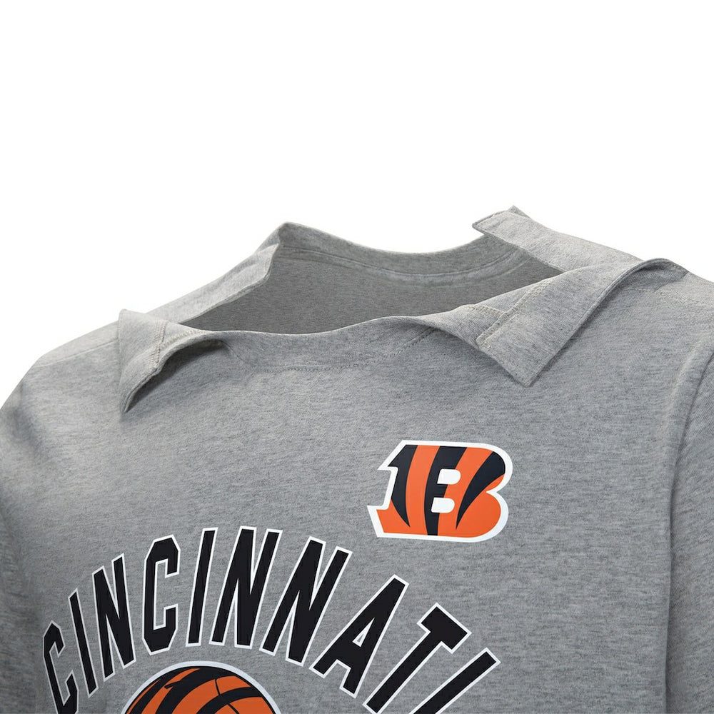 Cincinnati Bengals Tackle Adaptive T-Shirt Gray | NFL