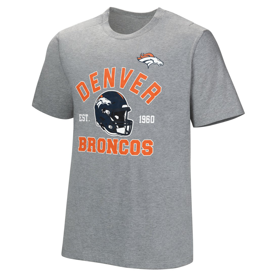 Denver Broncos Tackle Adaptive T-Shirt Gray | NFL
