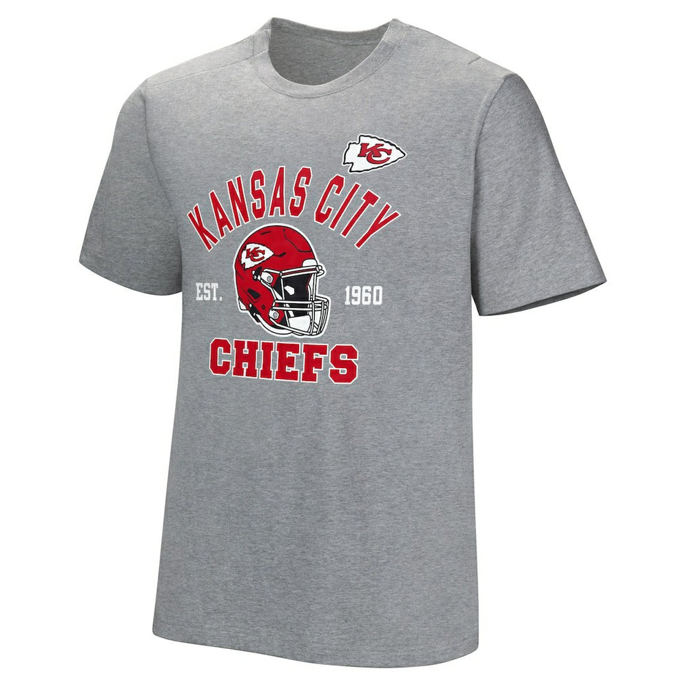 Kansas City Chiefs Tackle Adaptive T-Shirt Gray | NFL