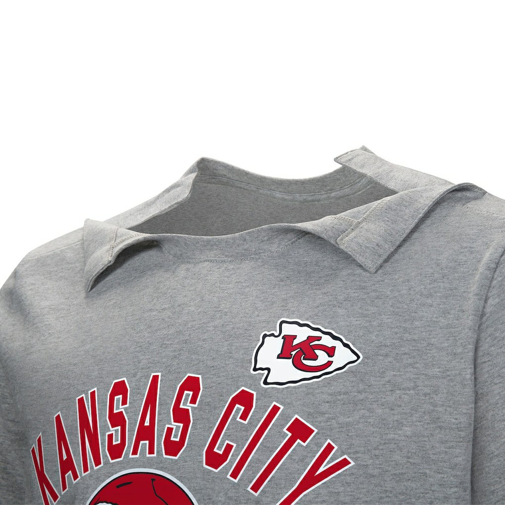Kansas City Chiefs Tackle Adaptive T-Shirt Gray | NFL