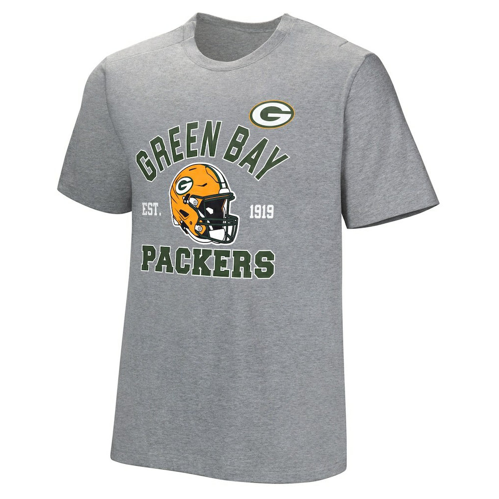 Green Bay Packers Tackle Adaptive T-Shirt Gray | NFL