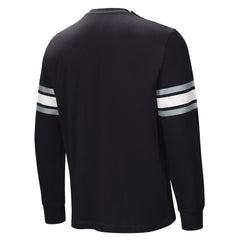 Las Vegas Raiders Hands Off Long Sleeve Adaptive T-Shirt Black | NFL