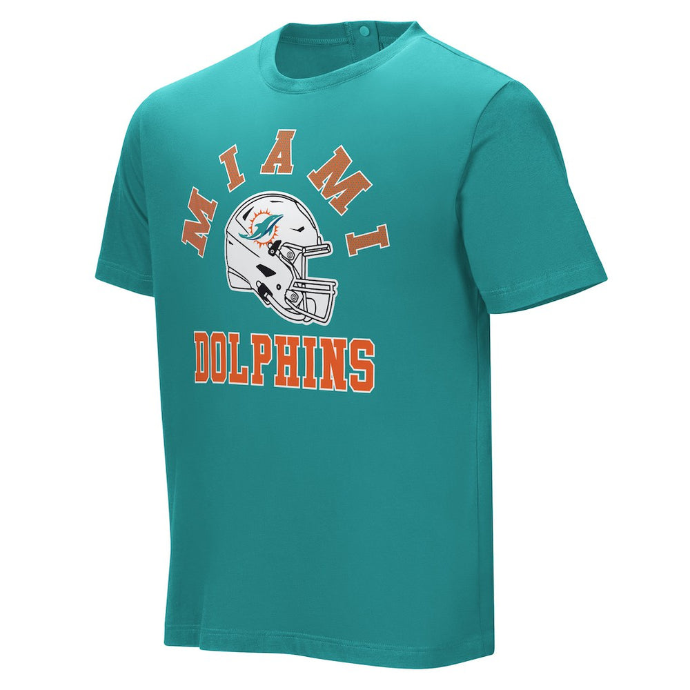 Miami Dolphins Field Goal Assisted T-Shirt Aqua | NFL