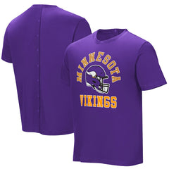 Minnesota Vikings Field Goal Assisted T-Shirt Purple | NFL