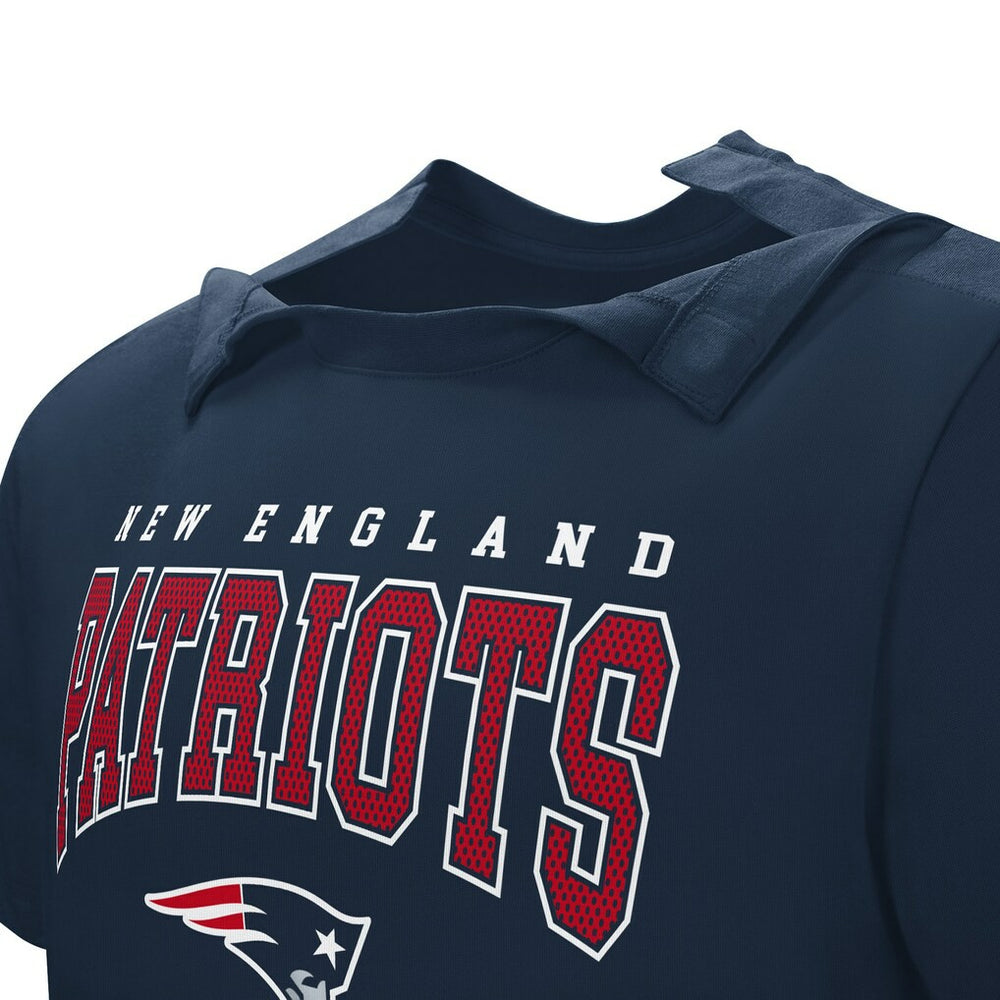 New England Patriots Home Team Adaptive T-Shirt Navy | NFL