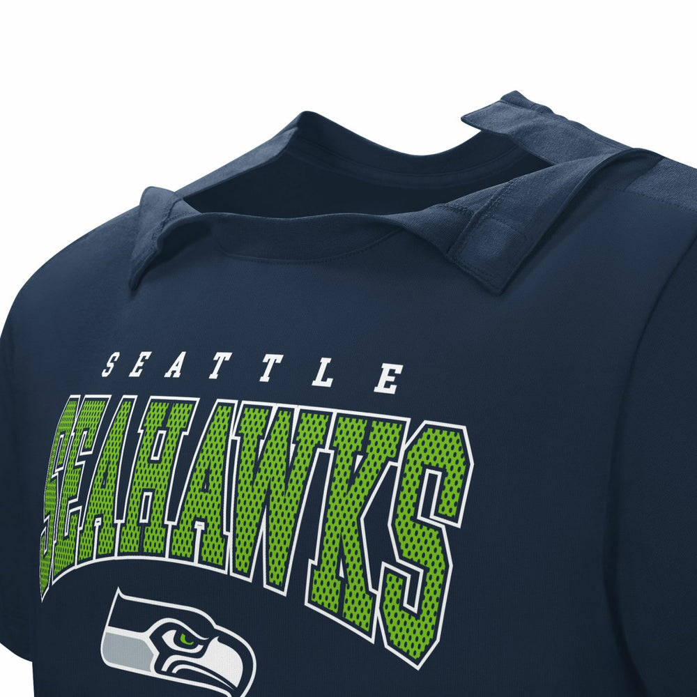Seattle Seahawks Home Team Adaptive T-Shirt Navy | NFL