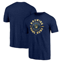 Milwaukee Brewers Hometown Collection Brewing Up Tri-Blend T-Shirt - MLB
