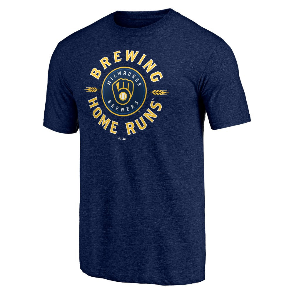 Milwaukee Brewers Hometown Collection Brewing Up Tri-Blend T-Shirt - MLB