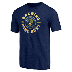Milwaukee Brewers Hometown Collection Brewing Up Tri-Blend T-Shirt - MLB