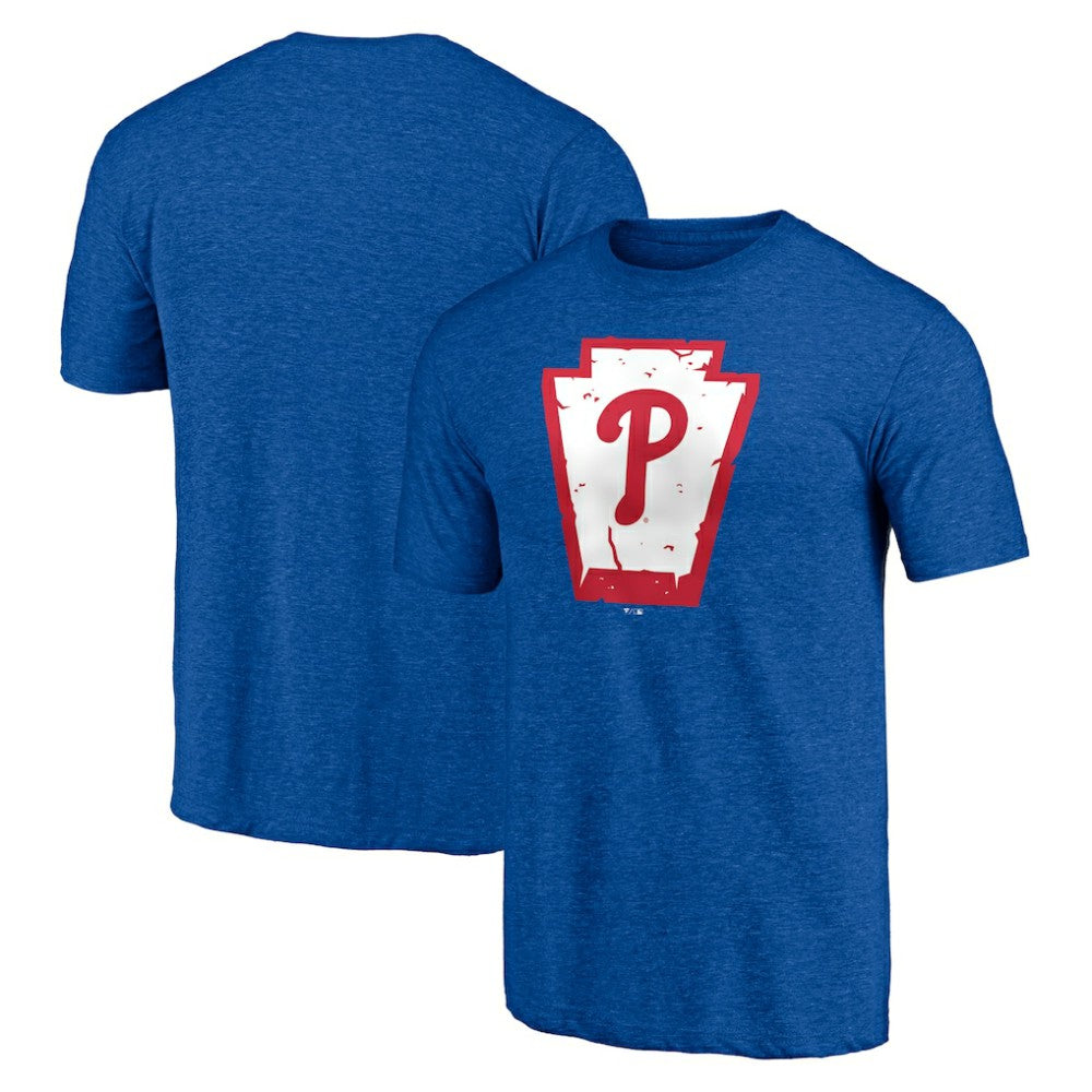 Philadelphia Phillies Hometown Collection Keystone Tri-Blend T-Shirt - MLB