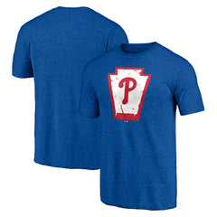 Philadelphia Phillies Hometown Collection Keystone Tri-Blend T-Shirt - MLB